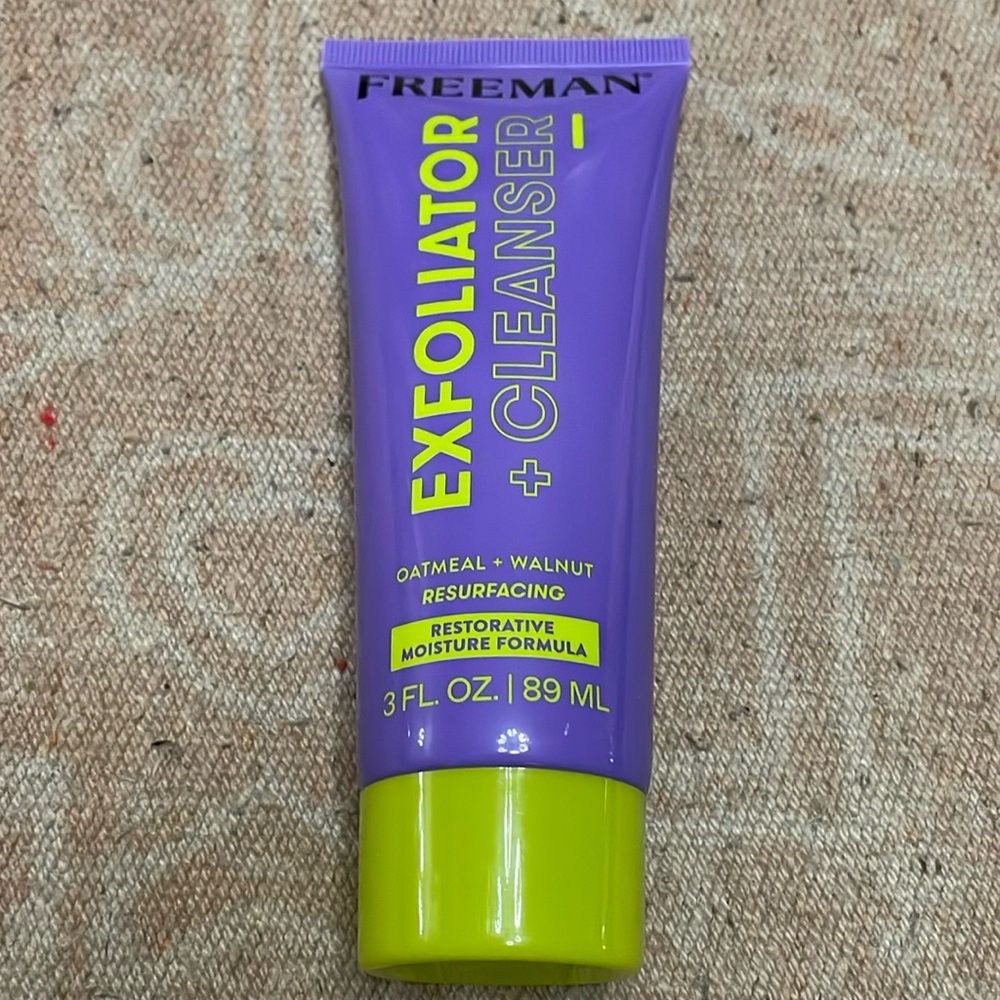 2x Freeman Exfoliator Cleanser Oatmeal Walnut Skin Restoring 3oz Lot (6oz)